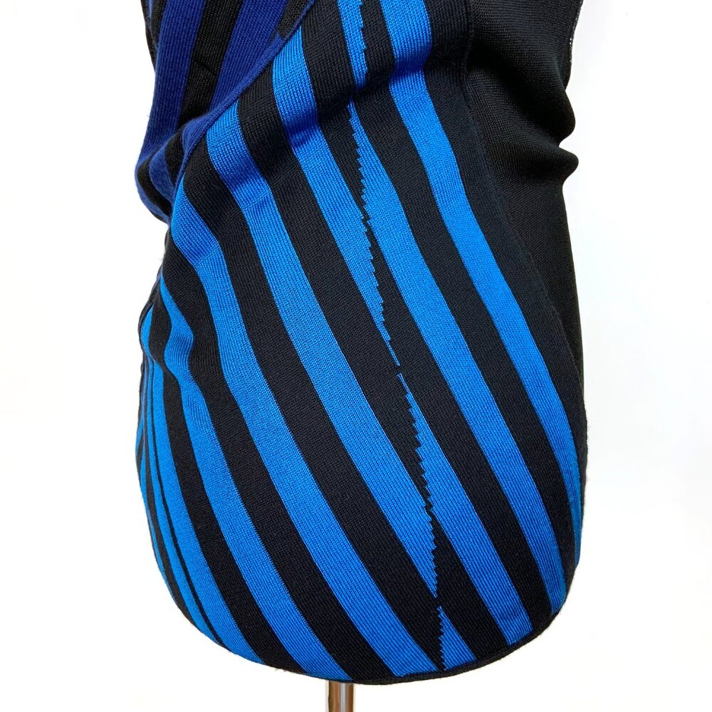 Gucci Cowl Neck Mix Media Knit Sleeveless Top Sz 6-8 - Picture 10 of 16